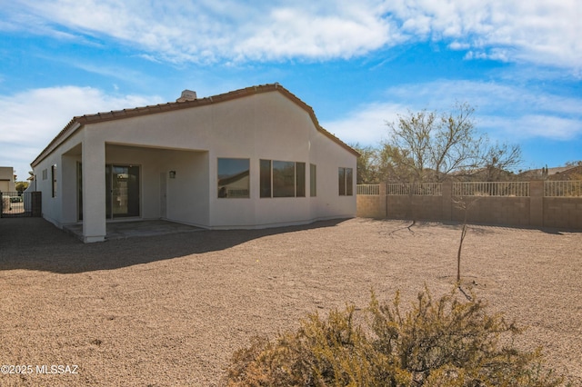 view of back of property