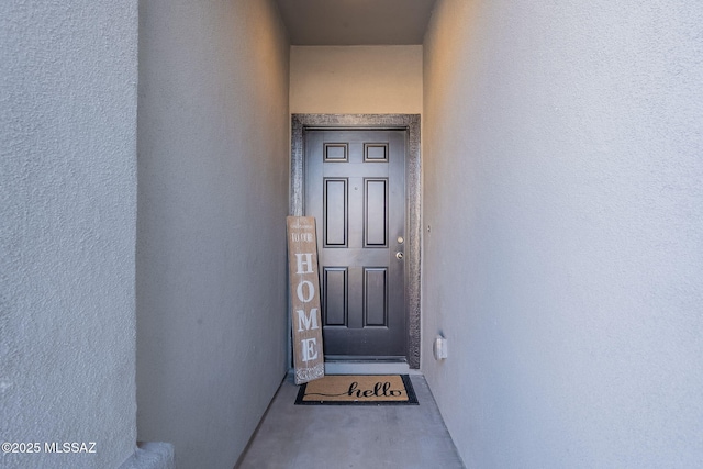 view of entrance to property