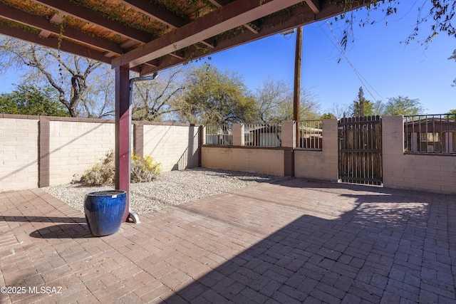 view of patio