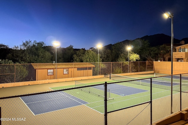 view of sport court