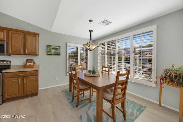 dining room featuring a wealth of natural light