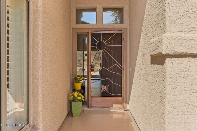 view of property entrance