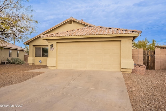 view of front of property with central AC unit