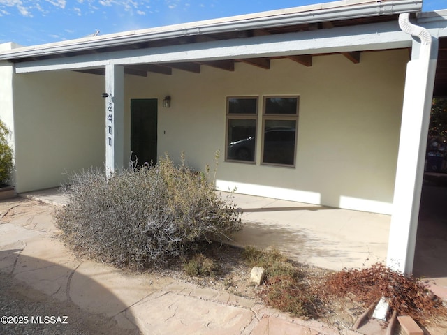 view of entrance to property