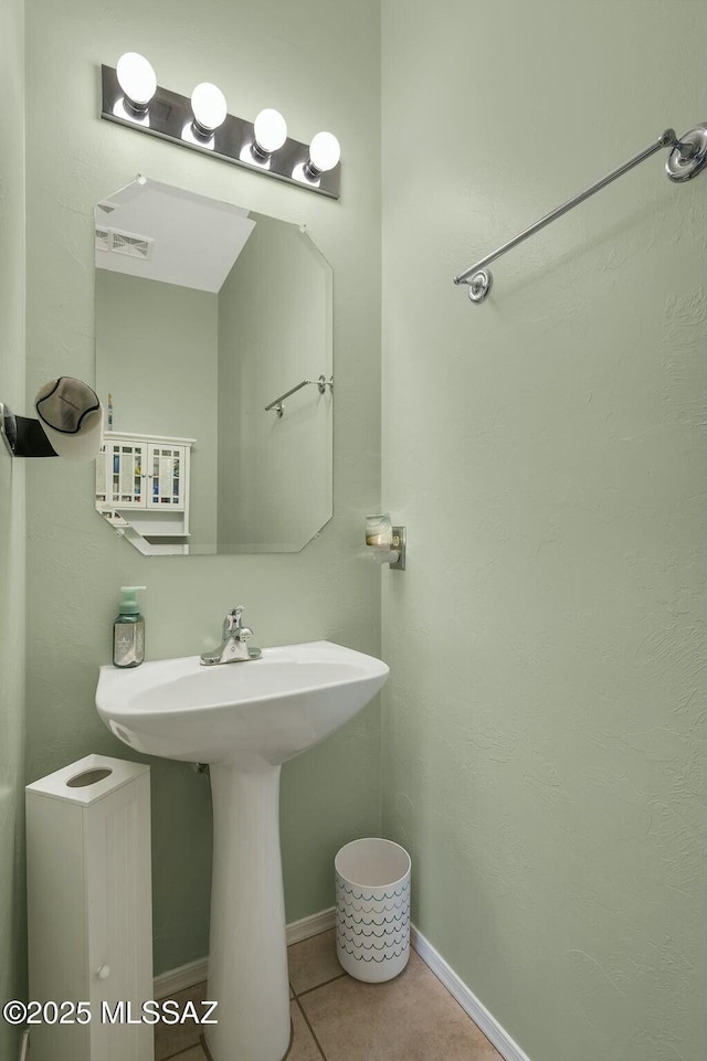 bathroom featuring tile patterned floors