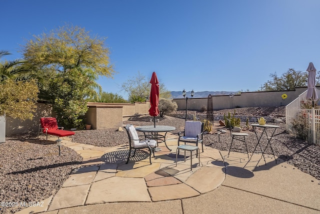 view of patio