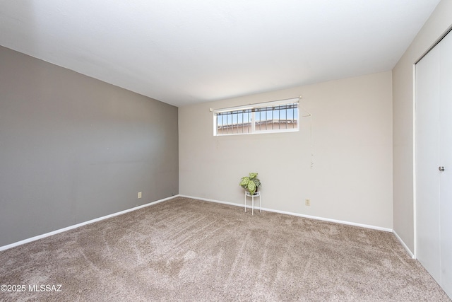 empty room with carpet floors