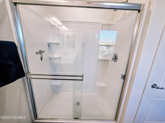 full bath with a stall shower