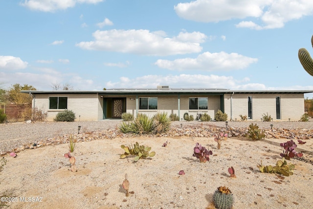 view of ranch-style home