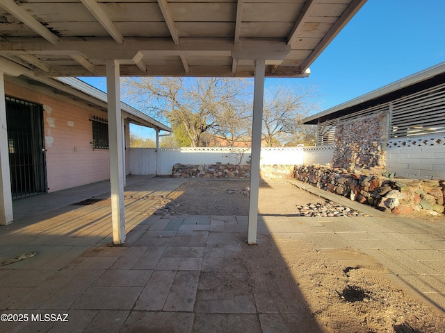 view of patio