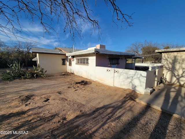 view of rear view of property