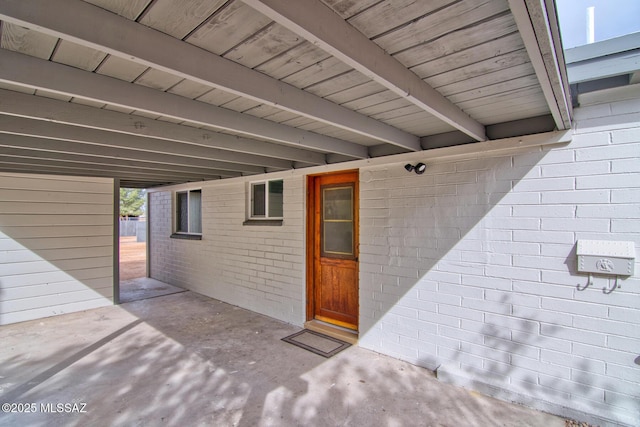 view of property entrance