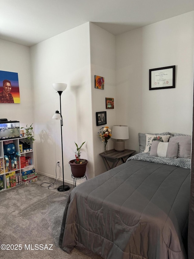 bedroom featuring carpet flooring