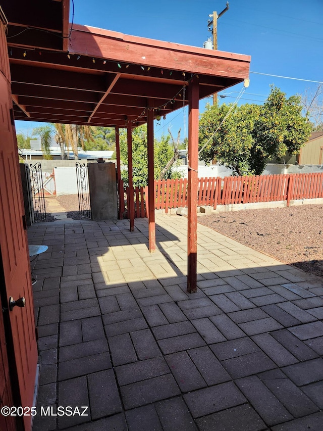 view of patio / terrace