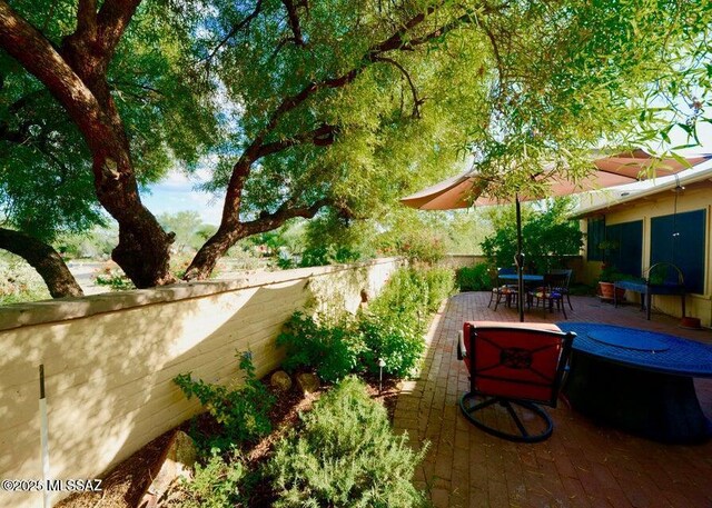 view of patio