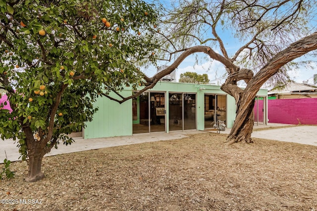 view of back of property