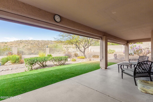 view of patio