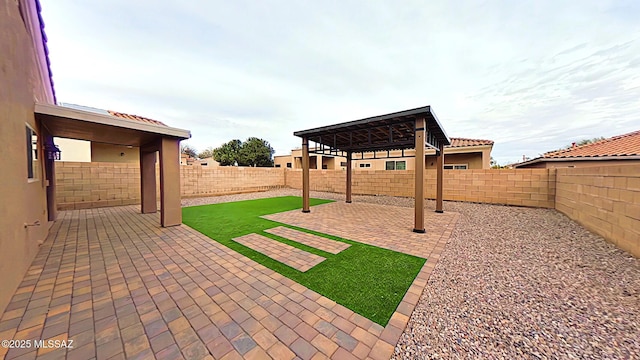 view of patio