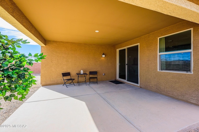 view of patio