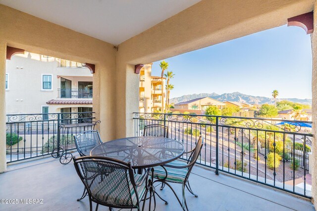 5775 S Camino Del Sol Unit 5203, Green Valley, AZ 85622 - balcony featuring a mountain view