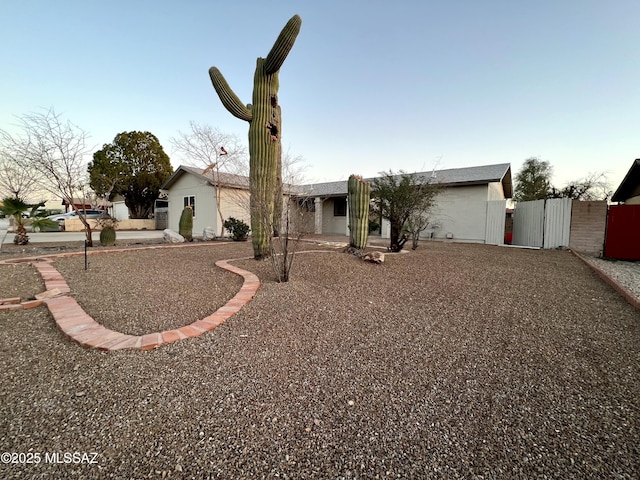 view of ranch-style house