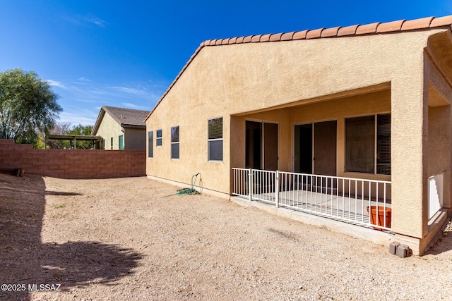 view of rear view of property