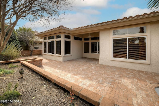 14686 N Lost Arrow Dr, Oro Valley, AZ 85755 - rear view of house featuring a patio