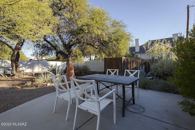 view of patio