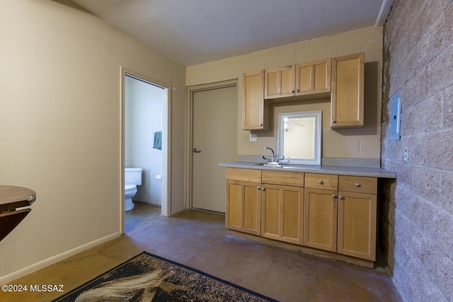 kitchen featuring sink