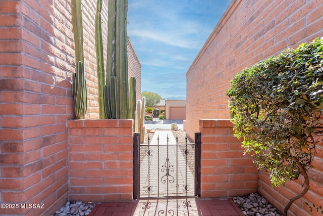 view of gate