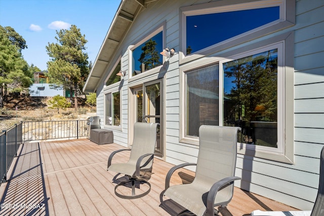view of deck