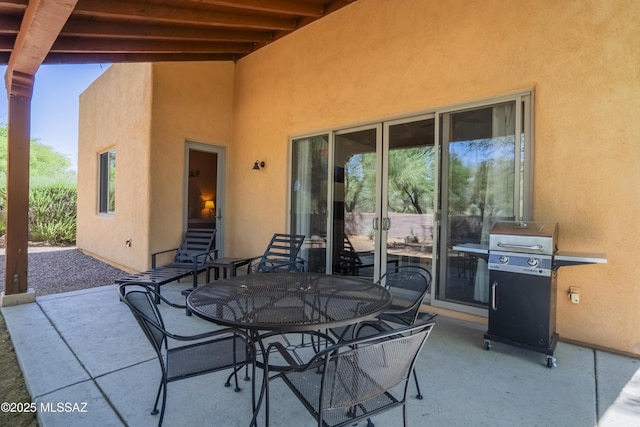 view of patio / terrace featuring area for grilling