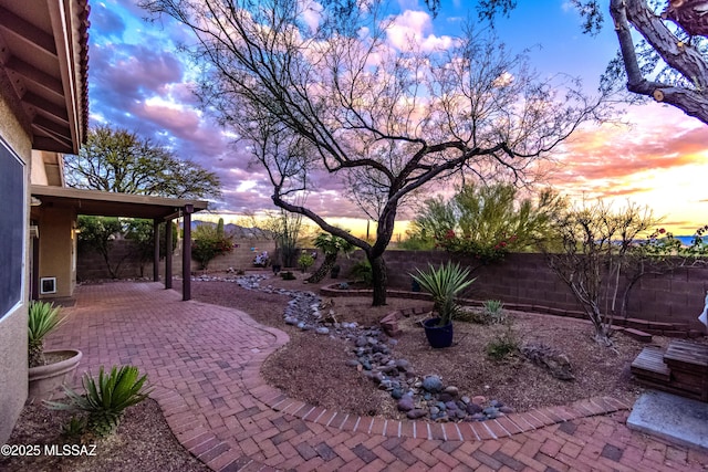 5481 W Cochie Springs St, Marana, AZ 85658 - exterior space with a fenced backyard