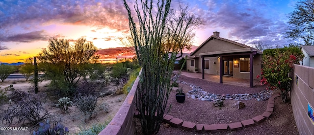 5481 W Cochie Springs St, Marana, AZ 85658 - view of yard with a patio and fence