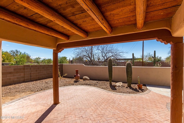 view of patio