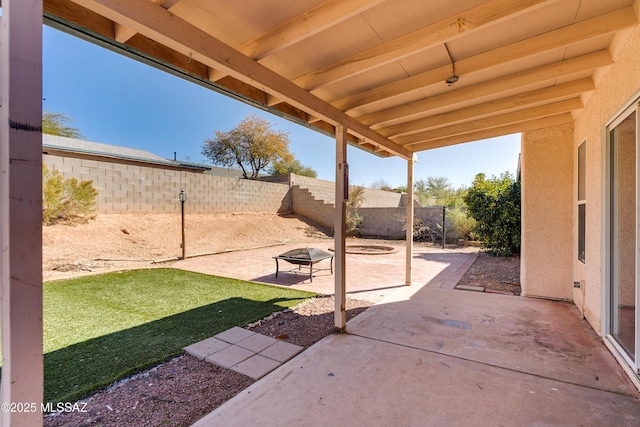 view of patio