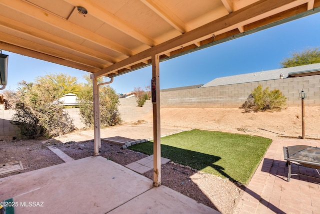 view of patio