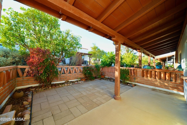 view of patio / terrace