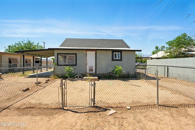 816 W 11th St, Safford, AZ 85546 - view of front of house with a gate and fence