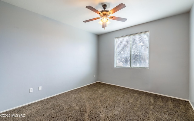 13289 E Wranglers Rest Dr, Vail, AZ 85641 - carpeted empty room with baseboards and a ceiling fan