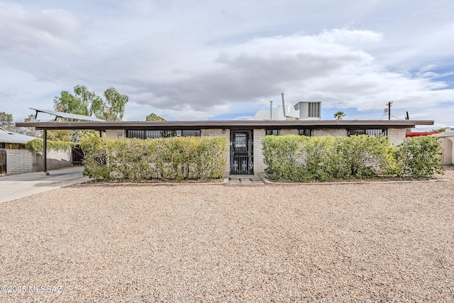 view of ranch-style home