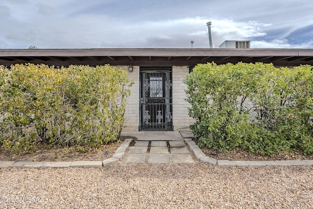 view of entrance to property