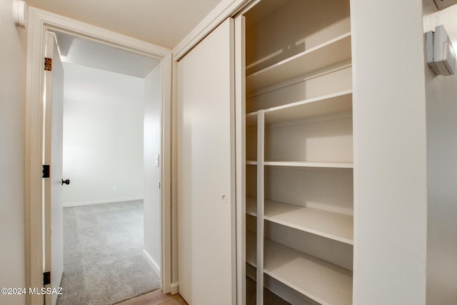 view of closet