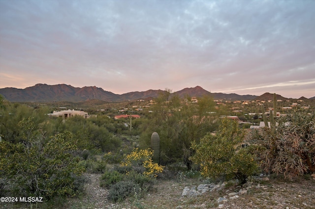 view of mountain feature