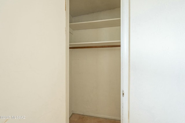 view of closet