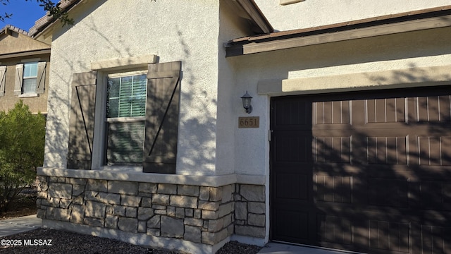 view of home's exterior featuring stucco siding