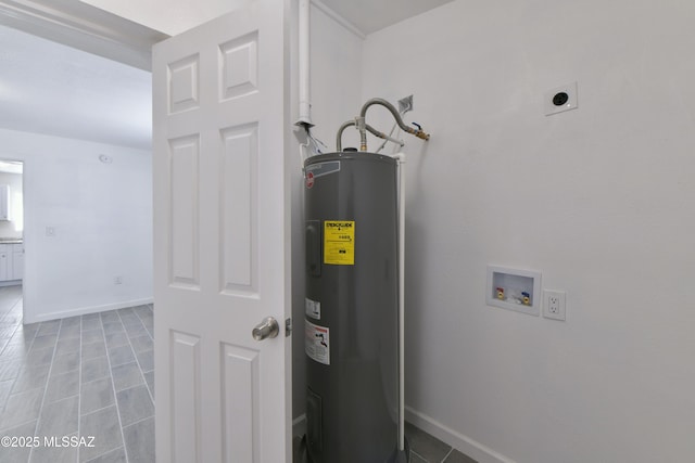 utilities featuring water heater