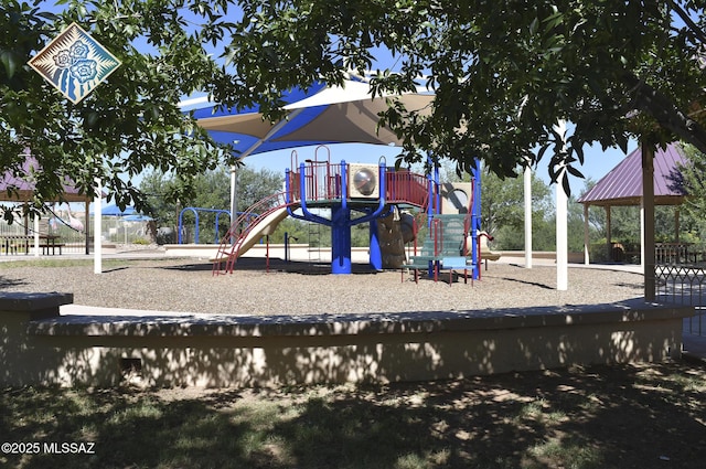 view of communal playground