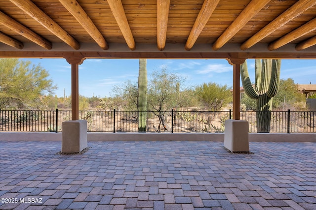 view of patio