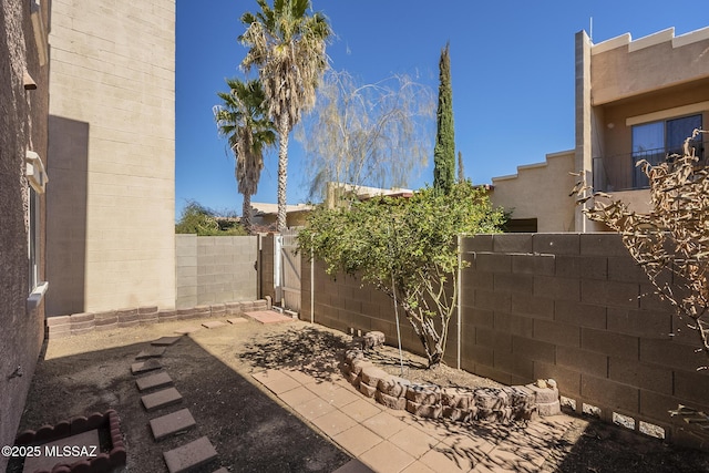 view of patio / terrace with a fenced backyard